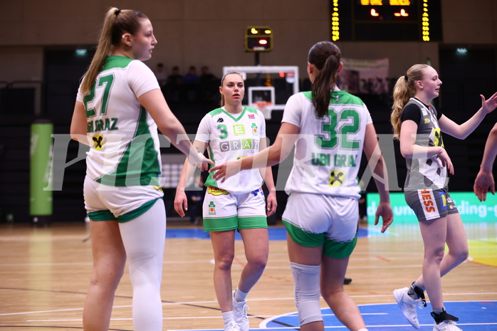 17.04.2025, Graz, Raiffeisen Sportpark, Basketball Damen Superliga 2024/25, Finale Spiel 3, UBI Graz vs. Klosterneuburg Duchess,  