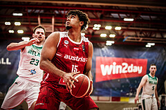 Basketball, FIBA EuroBasket 2025 Qualifiers , , AUSTRIA, IRELAND, Rashaan Guylan MBEMBA (15)