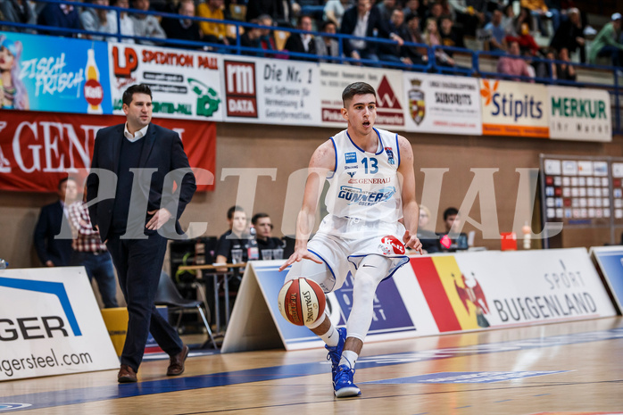 Basketball, Admiral Basketball Superliga 2019/20, Grunddurchgang 16.Runde, Oberwart Gunners, Klosterneuburg Dukes, Stefan Blazevic (13)