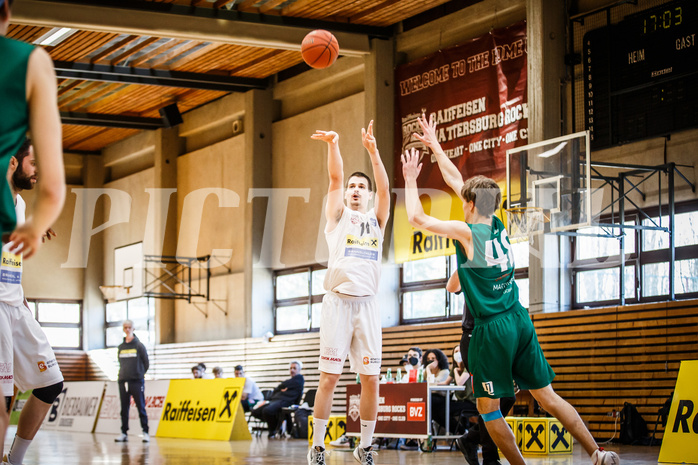 Basketball, Basketball Zweite Liga, Grunddurchgang 15.Runde, Mattersburg Rocks, Dornbirn Lions, Ante Begic (11)