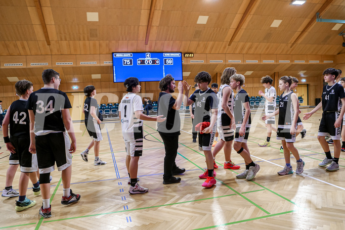 22.03.2025 Österreichischer Basketballverband 2024/25, SLMU14, Vienna Giants vs. BBC Nord Dragonz 