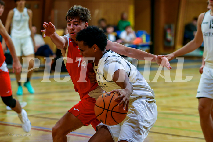 26.11.2024 Österreichischer Basketballverband 2024/25, SLMU19 Basket Flames vs. Mattersburg Rocks