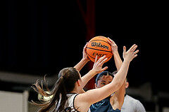 15.02.2025 Österreichischer Basketballverband 2024/25, SLWU19, Basket Flames UNION vs. Vienna Timberwolves