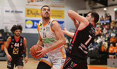 Basketball Superliga 2021/22, Grunddurchgang 17.Runde Klosterneuburg Dukes vs. Flyers Wels