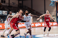 Basketball, Basketball Superliga 2023/24, Gunddurchgang 7. Runde, Oberwart Gunners, BC Vienna, Davor Konjevic (31), Kris Monroe (13), Bogic Vujosevic (5)