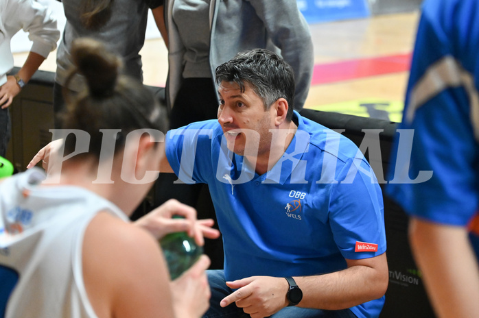 Basketball Superliga 2024/25, Grunddurchgang 5.Runde, DBB Wels vs UBI Holding Graz,

