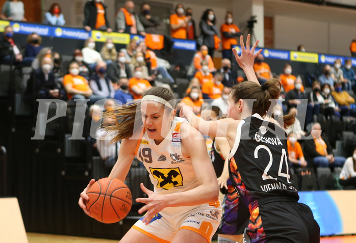 Basketball Damen Superliga 2021/22, Finale Spiel 1 BK Duchess Klosterneuburg vs. Vienna United


