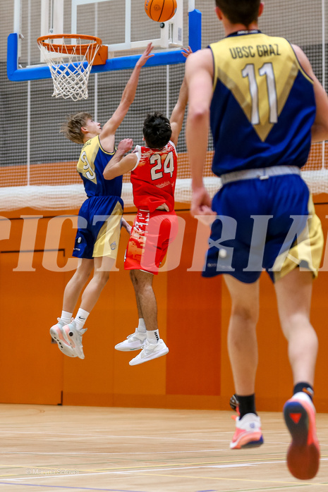 19.01.2025 Österreichischer Basketballverband 2024/25, SLMU19, BC Vienna vs UBSC Gratzer Stahl Graz