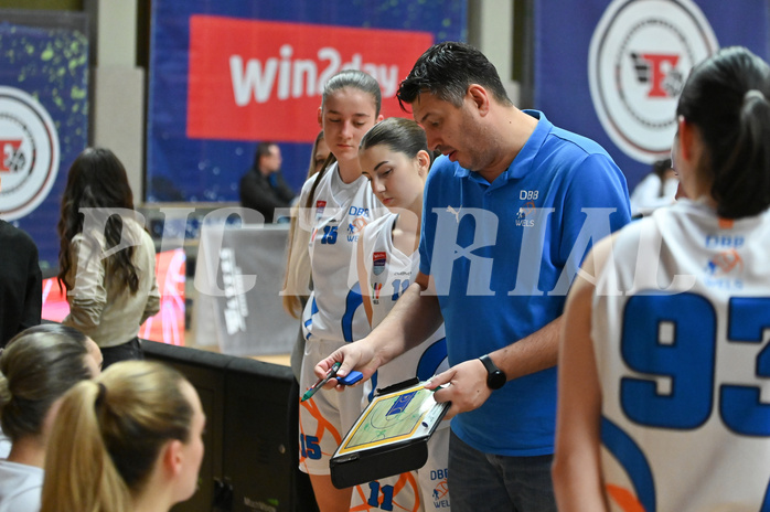 Basketball Superliga 2024/25, Grunddurchgang 9.Runde, DBB Wels vs Vienna United,

