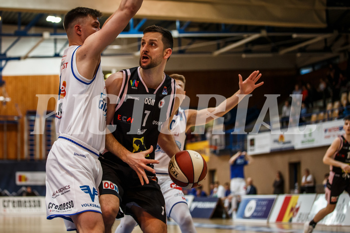 Basketball, Admiral Basketball Superliga 2019/20, Platzierungsrunde 5. Runde, Oberwart Gunners, Flyers Wels, Davor Lamesic (7)