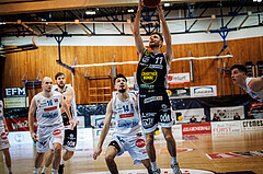Basketball, Basketball Austria Cup 2022/23, Halbfinale 1, Oberwart Gunners, Gmunden Swans, Lukas Schartmüller (11)