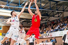 Basketball, ABL 2016/17, Playoff HF Spiel 5, Oberwart Gunners, WBC Wels, Ales Chan (15)