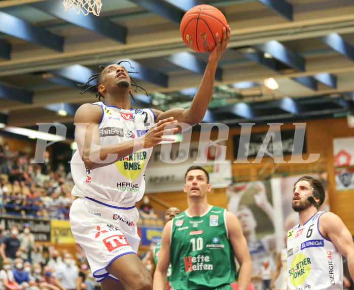 Basketball Superliga 2021/22, 4.Plazierungsrunde Gmunden Swans vs. Kapfenberg Bulls



