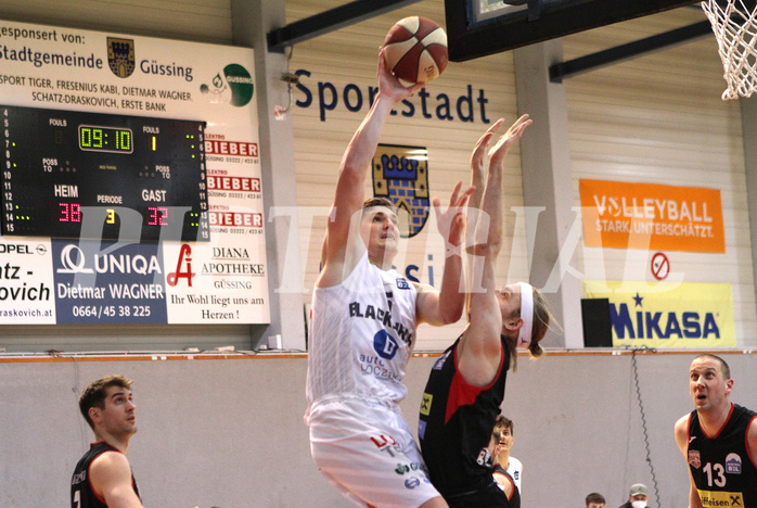 Basketball 2.Bundesliga 2020/21 Grunddurchgang 16.Runde  Jennersdorf Blackbirds vs Mattersburg Rocks