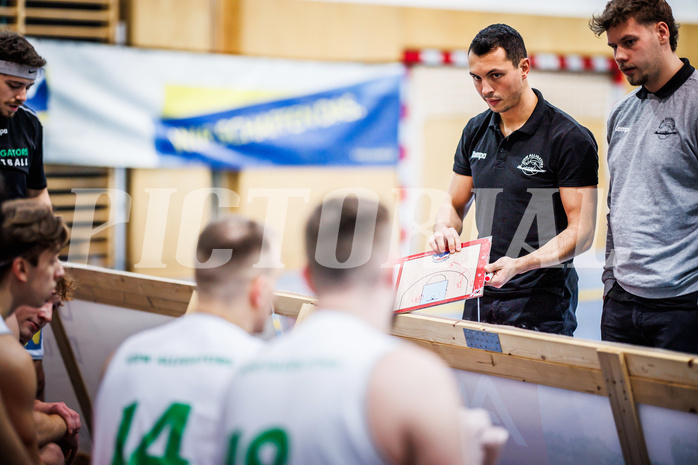 Basketball, Basketball Zweite Liga 2023/24, Grunddurchgang 14.Runde, Deutsch Wagram Alligators, Vienna United, Lukas Hofer (Head Coach)