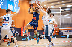 Basketball, Win2Day Superliga 2022/23, 7. Qualifikationsrunde, Vienna Timberwolves, BBC Nord Dragonz, Fabio Söhnel (44)