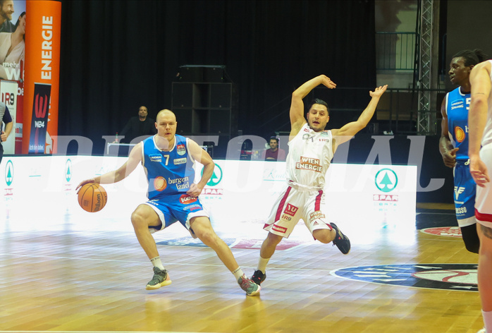 Basketball Superliga 2023/24, Gruunddurchgang 21.Runde BC Vienna vs. Oberwart Gunners



