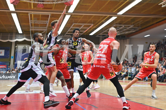 Basketball, Superliga 2024/25, Grunddurchgang 7.Runde, Flyers Wels vs. Gmunden,
