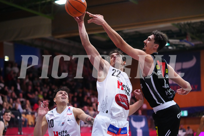 Win2day Basketball Superliga 2024/25, Grunddurchgang, 21.Runde, Kapfenberg vs. Fürstenfeld