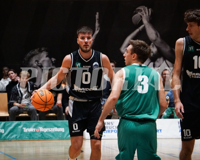 Basketball Zweite Liga 2023/24, Grunddurchgang 7.Runde Tirol Raiders vs KOS Celovec