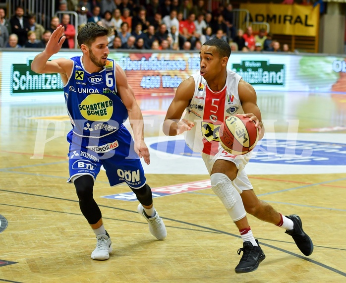 Basketball ABL 2017/18, Grunddurchgang 5.Runde Flyers Wels vs. Gmunden Swans