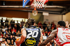Basketball, win2day Basketball Superliga 2024/25, Grunddurchgang 9.Runde, Traiskirchen Lions, Gmunden Swans, Joseph Reece (20)