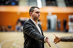 Basketball, Win2Day Superliga 2023/24, Grunddurchgang 17.Runde, Vienna Timberwolves, BC Vienna, Hrvoje Radanovic (Head. Coach)