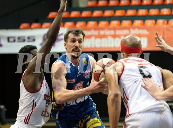 24.02.2017 Basketball ABL 2016/17 Grunddurchgang 24. Runde bc Vienna vs Kapfenberg bulls