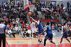 Basketball Superliga 2024/25, Playoff, Viertelfinale Spiel 3, Flyers Wels vs BBC Nord Dragonz,
