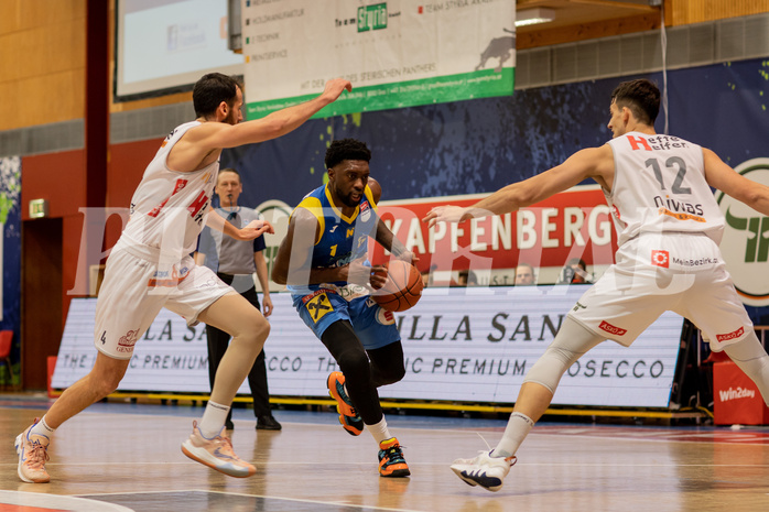 Basketball, Basketball Superliga 2022/23, Grunddurchgang Runde 18, Kapfenberg Bulls, SKN St. P