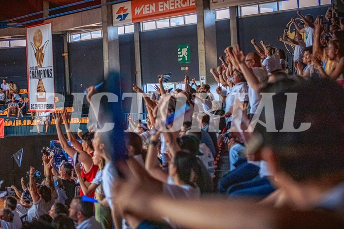 Basketball, Win2Day Superliga 2022/23, Playoff, Finale Spiel 4, BC Vienna, Gmunden Swans, 