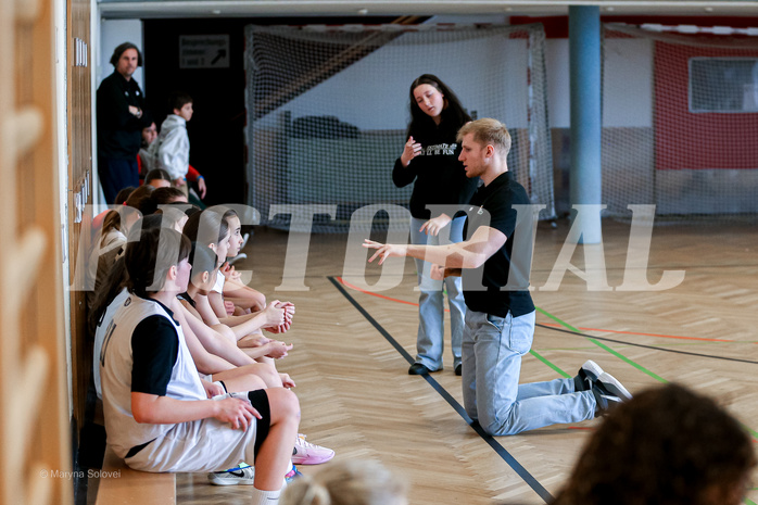 16.03.2025 Österreichischer Basketballverband 2024/25, SLWU14 Basket Flames UNION vs. VKL Vikings Swans