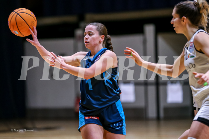 31.01.2025 Basketball Damen Supercup 2024/25, 3.Runde, BASKET FLAMES vs. Vienna TIMBERWOLVES