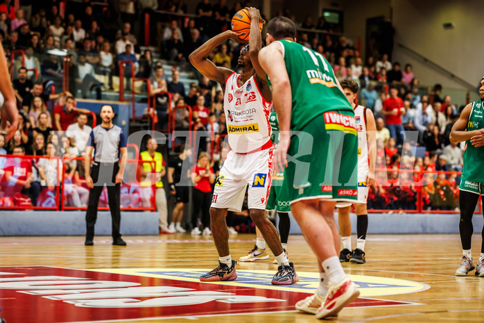 Basketball, win2day Basketball Superliga 2024/25, Grunddurchgang 1.Runde, Traiskirchen Lions, Kapfenberg Bulls, 