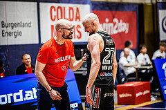 Basketball, Win2Day Superliga 2024/25, Playoffs Viertelfinale Spiel 4, BBC Nord Dragonz, Flyers Wels, Sebastian Waser (Head Coach), Christian Von Fintel (27)