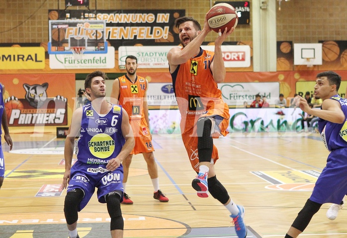 Basketball ABL 2016/17 Grunddurchgang 3.Runde  Fürstenfeld Panthers vs Gmunden Swans
