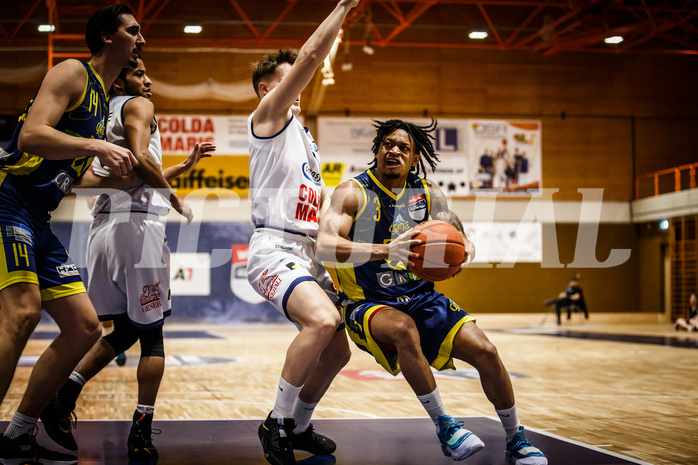 Basketball, win2day Basketball Superliga 2022/23, 4. Qualifikationsrunde, BBC Nord Dragonz, UBSC Graz, Zachery Deshon Cooks (3) Basketball, win2day Basketball Superliga 2022/23, 4. Qualifikationsrunde, BBC Nord Dragonz, UBSC Graz, Zachery Deshon Cooks (3)