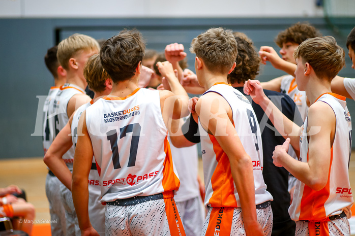 14.12.2024 Österreichischer Basketballverband 2024/25, SLMU16, Basket Dukes vs. Raiders Tirol BLACK
