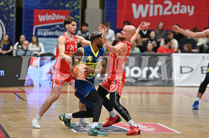 Basketball, Superliga 2024/25, Grunddurchgang 14.Runde, Flyers Wels vs. UBSC Graz,