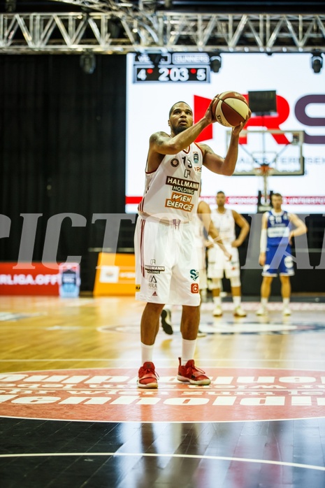 Basketball, Admiral Basketball Superliga 2019/20, Grunddurchgang 5.Runde, BC Vienna, Oberwart Gunners, Jason Detrick (19)