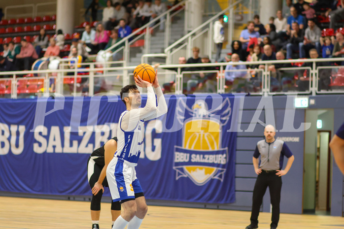Basketball Zweite Liga 2024/25, Grunddurchgang 10.Runde BBU Salzburg vs. Raiders Tirol


