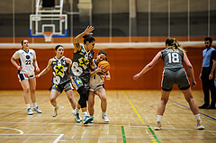 Basketball, Win2Day Basketball Damen Superliga 2024/25, Grunddurchgang 9.Runde, Vienna Timberwolves, Klosterneuburg Duchess, Evangelia Vamvaka (77), Elisa Khamis (1)