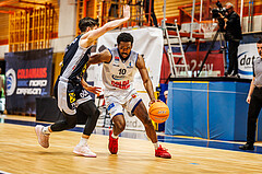 Basketball, win2day Basketball Superliga 2024/25, Playoffs Halbfinale 2. Spiel
, BBC Nord Dragonz, Gmunden Swans, Austen Awosika (10)
