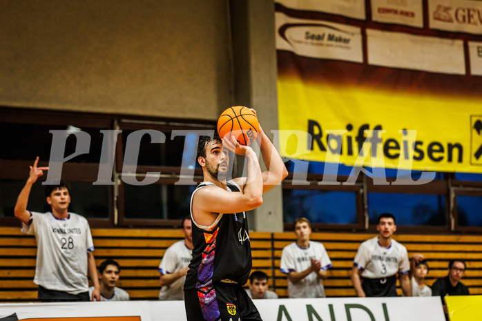 Basketball, Basketball Zweite Liga 2024/25, Grunddurchgang 4.Runde, Mattersburg Rocks, Vienna United, Alejandro Barbera Zapero (44)