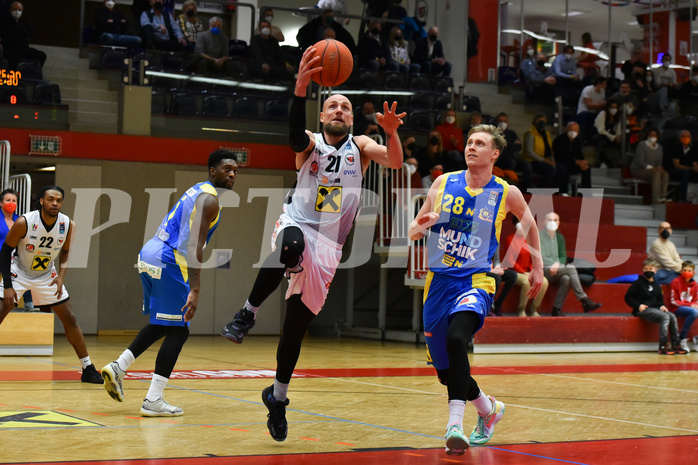 Basketball Superliga 2021/22, Grunddurchgang 16. Runde Flyers Wels vs. SKN St. Pölten
