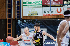 Basketball, Basketball Superliga 2022/23, 1. Platzierungsrunde, Oberwart Gunners, Gmunden Swans, Sebastian K