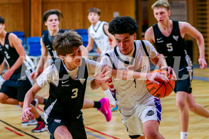 01.12.2024 Österreichischer Basketballverband 2024/25, SLMU16, Post SV Wien vs. Swarco Raiders