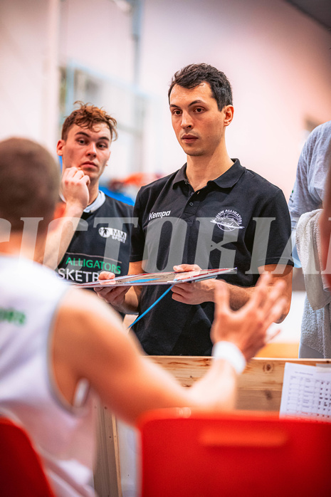 Basketball, Austria Cup 2022/23, 3.Vorrunde, Union Deutsch Wagram Alligators, Mistelbach Mustangs, Lukas Hofer (Head Coach)