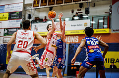 Basketball, Win2Day Superliga 2024/25, Playoffs, Halbfinale Spiel 2, Traiskirchen Lions, Oberwart Gunners, Benedikt Güttl (7)