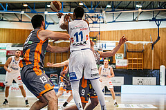 Basketball, bet-at-home Basketball Superliga 2020/21, Grunddurchgang 8. Runde, Oberwart Gunners, Klosterneuburg Dukes, Nigel Pruitt (11)